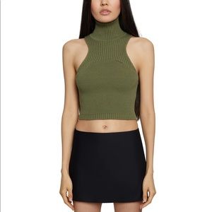 Danielle Guizio Micro Mini Stretch Skirt
